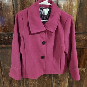 Laura Ashley pea coat / swing coat Large